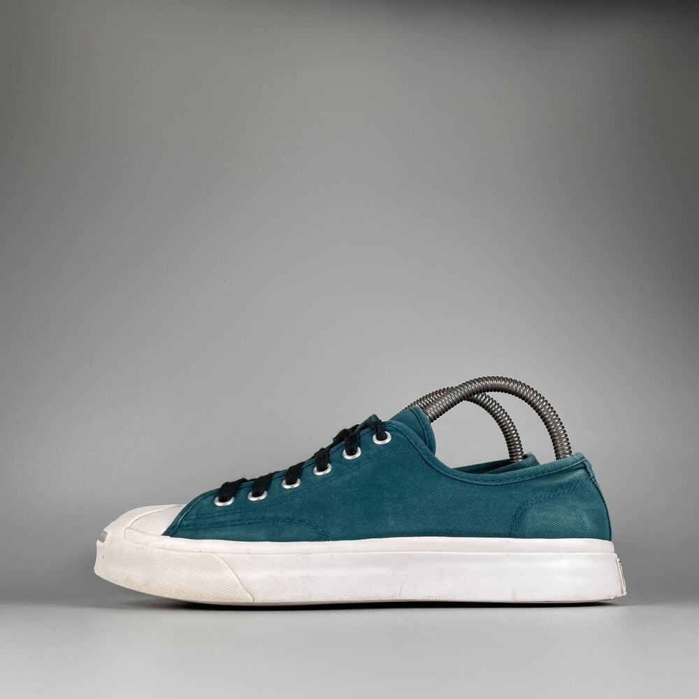 Converse Jack Purcell Women's 7.5 Teal Blue Canvas Casual Sneakers Skate Shoes
